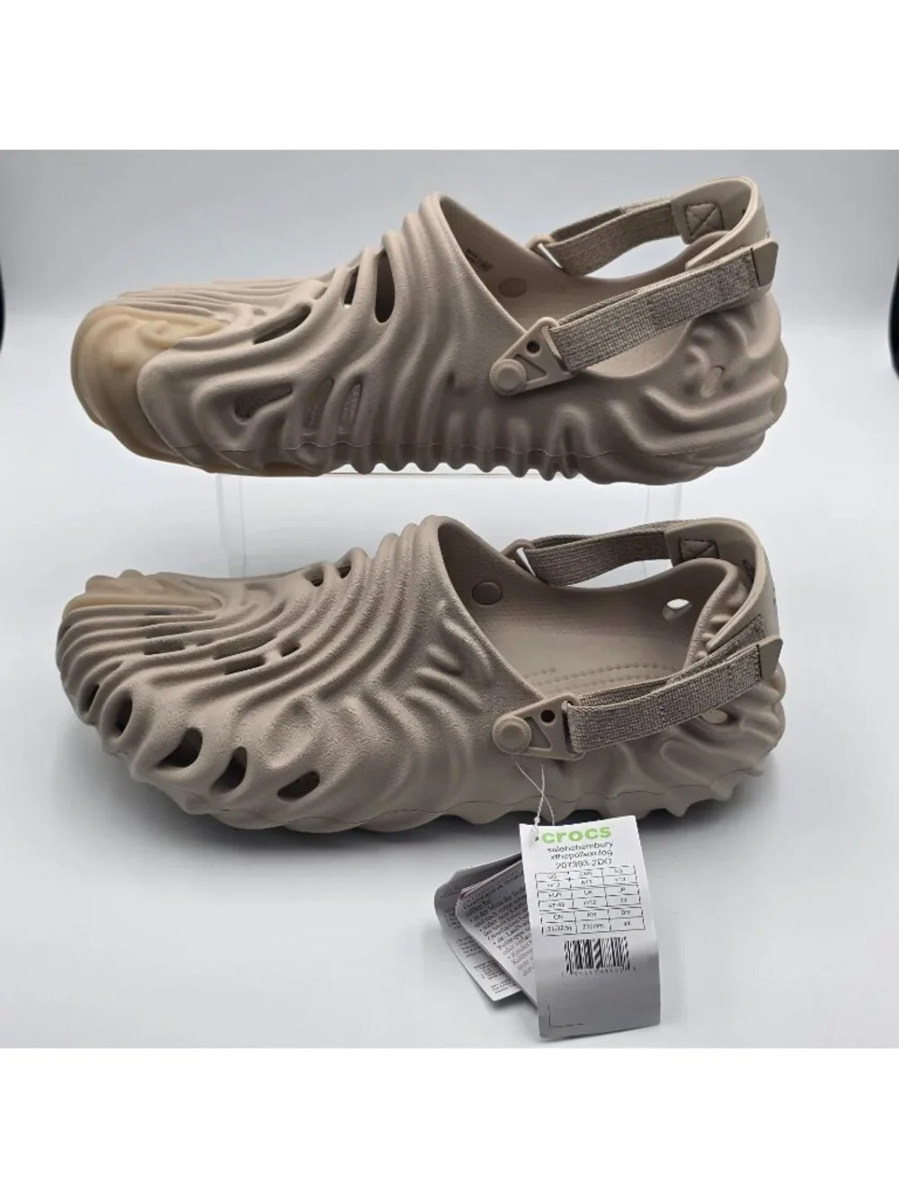 Salehe Bembury x Crocs Pollex Clog Horchata Tan Mens 13 New with Tags